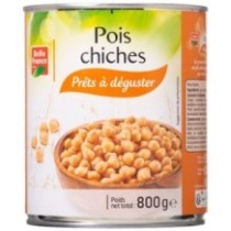 POIS CHICHES PRETS A DEGUSTER