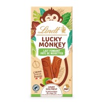 LINDT LUCKY MONKEY NOISETTE