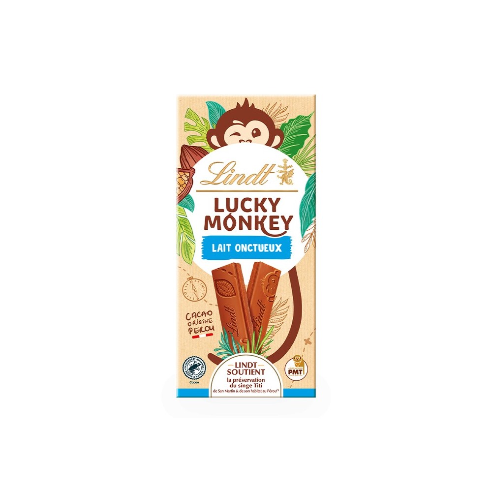 LINDT LUCKY MONKEY LAIT