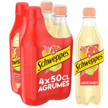 SCHWEPPES AGRUMES 4x50CL