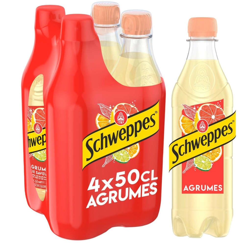 SCHWEPPES AGRUMES 4x50CL