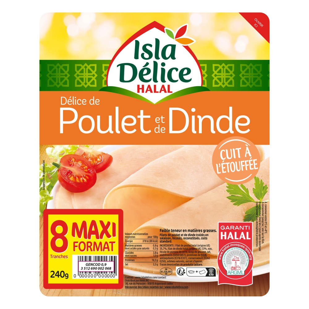 DELICE DE POULET 8 TRANCHES