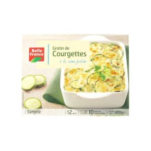 GRATIN DE COURGETTE A LA CREME FRAICHE