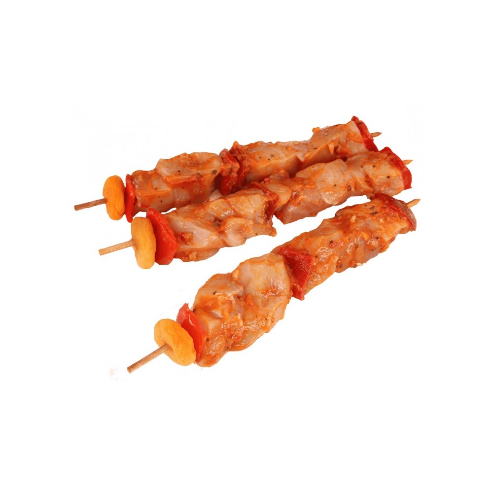 BROCHETTES DE POULET MARINE